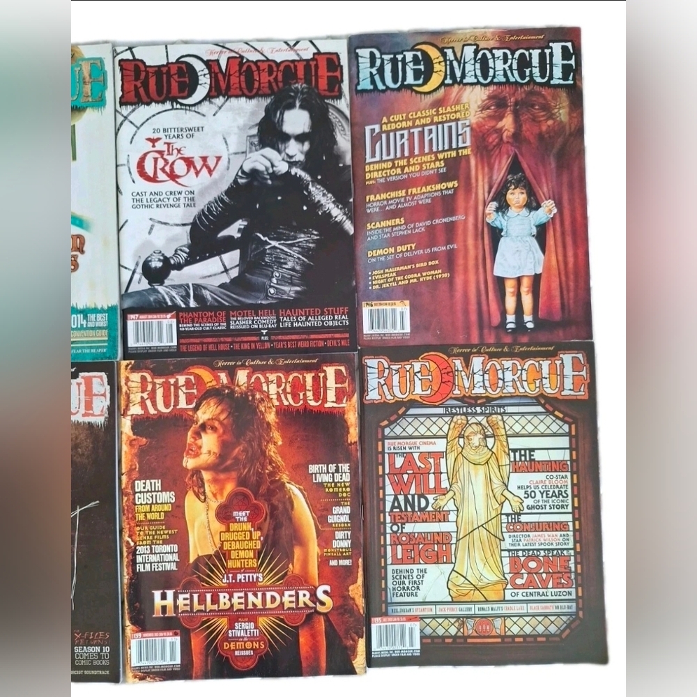 Rue Morgue Vintage Magazine Lot - 50 Years Of Gore Issue 8 Issue Stack! Horror - Picture 4 of 4